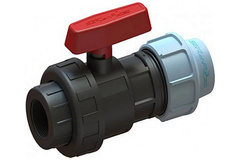 Кран ПНД ПЭ шаровой МУФТА-ВР 32х3/4