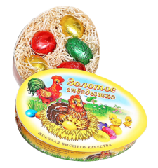 Набор шоколадных яиц "Золотое гнёздышко", 160 г