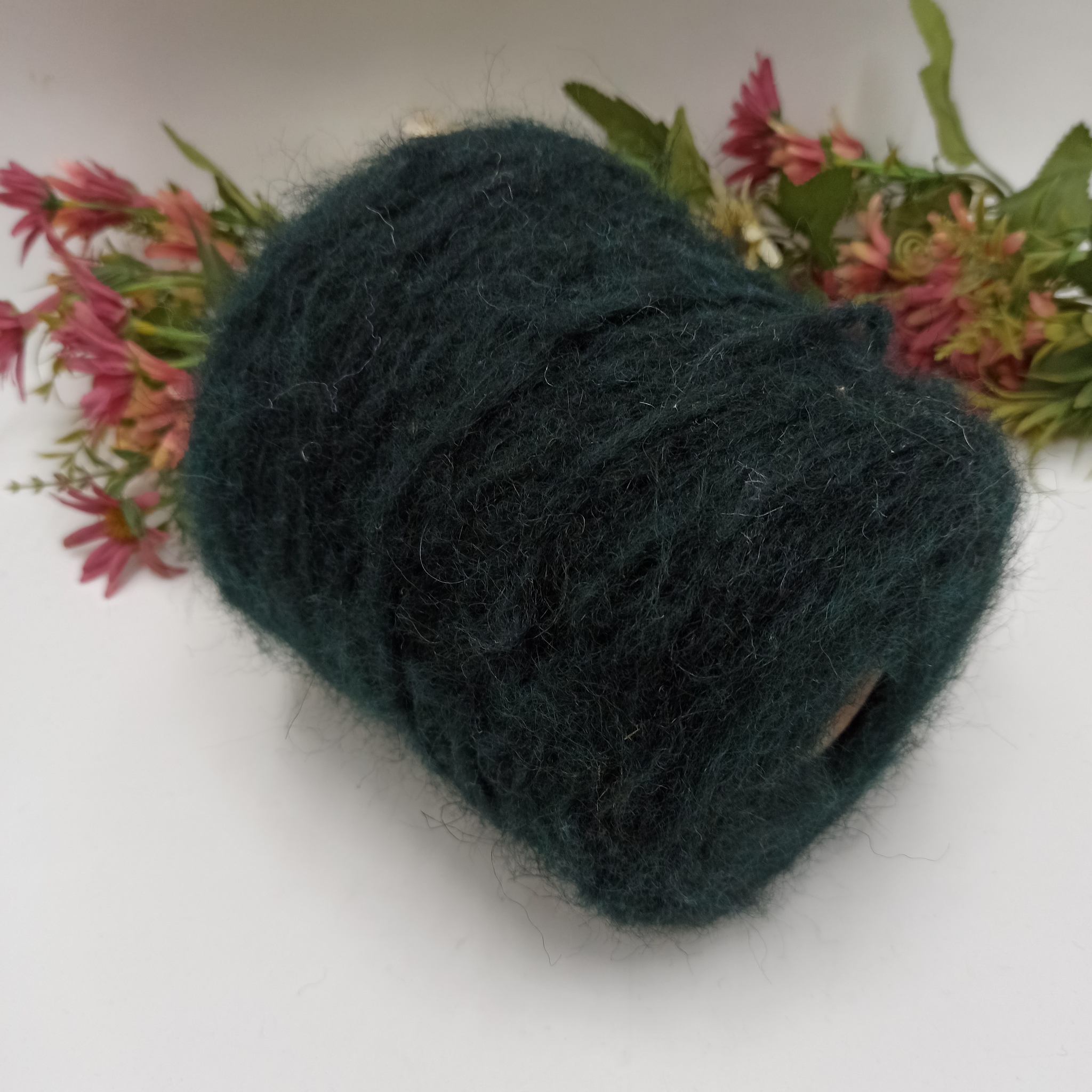 Мохер для кардиганов Buçcolotto garzato Темно зеленый