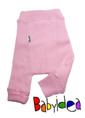 Пеленальные штанишки короткие Babyidea Wool Shorties, Нежно-розовый (шерсть мериноса 100%)