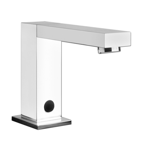 Gessi Rettangolo Электронный смеситель для раковины с кран-фильтром для регулировки температуры и напора воды, цвет: хром 30501#031