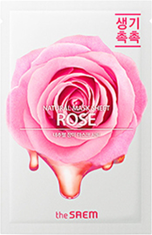 The Saem Natural Rose Mask Sheet Маска тканевая с экстрактом розы