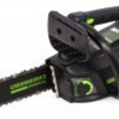 Цепная пила Greenworks GD40TCSk5 (GS110) 40v, 25 см, в комплекте с АКБ 5 А·ч и ЗУ (аккумуляторная)