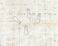 Булавки швейные для этикеток, L 2 см, никель