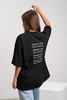 Футболка  женская оверсайз черный 