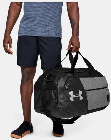 Картинка сумка спортивная Under Armour Undeniable 4.0 Duffle LG черный-серый - 2