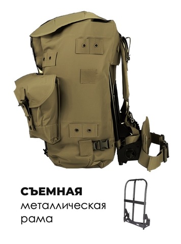 Картинка рюкзак тактический Swicky BK-5066 khaki - 8