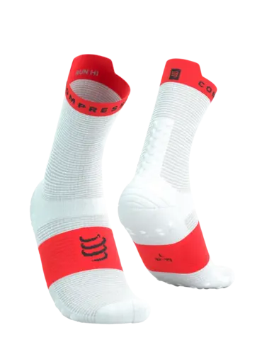 Носки V4 Run Hi WHITE/FLUO RED