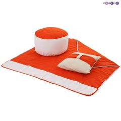 Текстильный домик-палатка с пуфиком для девочек и мальчиков "Замок Сомерсет"