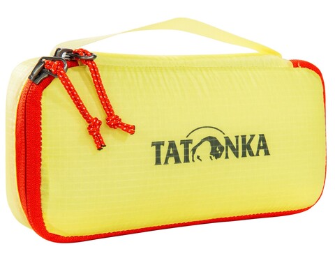 Картинка несессер Tatonka sqzy padded pouch s light yellow - 1