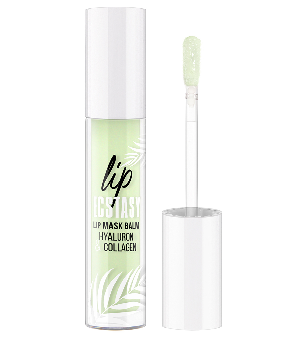 LuxVisage Маска-бальзам для губ LIP ECSTASY hyaluron & collagen тон 603 Mint 3,3г