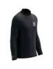 Бесшовная Ультралегкая кофта на молнии V2 Black Melange
