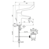 Ideal Standard BC097AA Смеситель локтевой для раковины