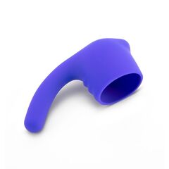 Фиолетовая насадка для wand-вибромассажера Deluxe Silicone G-Spot Wand Attachment - 