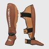 Защита голени Green Hill Force 3D inject foam KK Коричнево-табачный