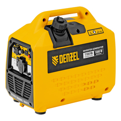 Генератор инверторный GS-1100iS, 1,1 кВт, 230 В, закрытый корпус, ручной старт DENZEL