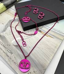 braslet-cepochka-valentino-v-rozovom-rodazhe-s-krugloj-podveskoj