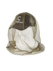 Накомарник на резиновой утяжке с фиксатором, зеленый