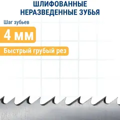 Пилки для лобзика по дереву, ДСП ПРАКТИКА тип T101D 100 х 75 мм, быстрый рез, HCS (2шт.) (034-458)