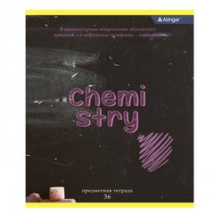 
          Тетрадь предметная 36л. А5 "Химия", клетка, со справочным материалом, скрепка, мелованный картон (стандарт), блок офсет, Alingar "Chalk board"