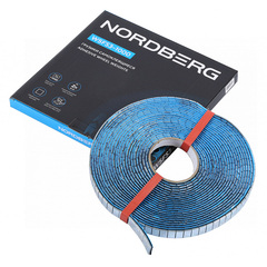 NORDBERG (W5FS3-1000) Грузики самоклеящиеся (1000х5 г) Fe квадратные на бобине