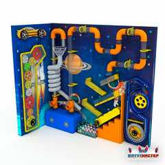 Пневмолабиринт для детской игровой комнаты «Лунная станция», 2×1×1,8 м
