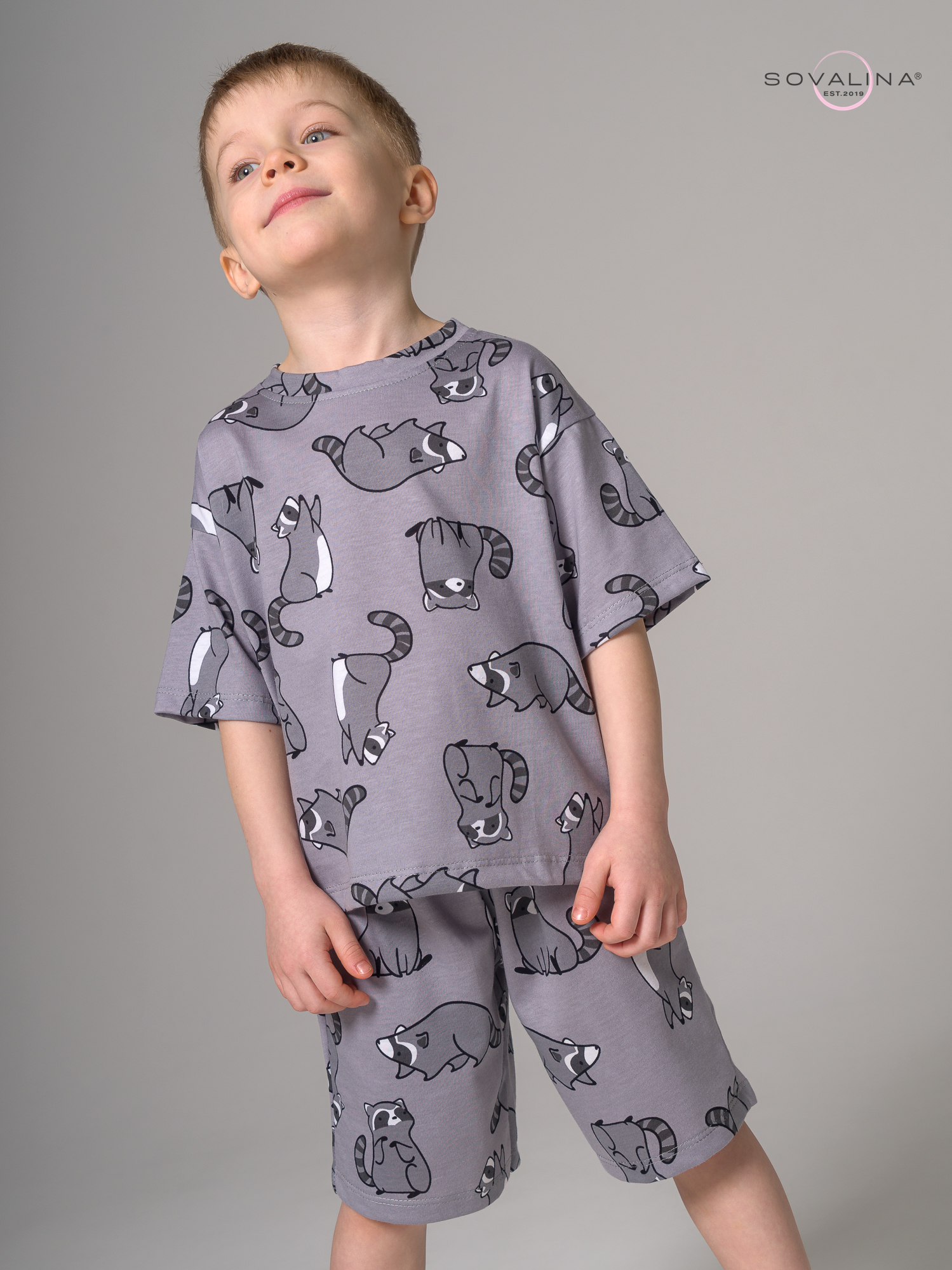 Костюм Light men енотики серые