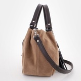 Сумка Саломея 607 эко-замша песочный