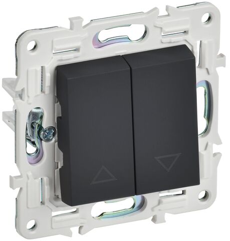 SKANDY Выключ. жалюзи 10А SK-V12G граф. IEK