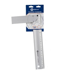 Угольник КОБАЛЬТ столярный 300 мм, алюминиевый (910-386)