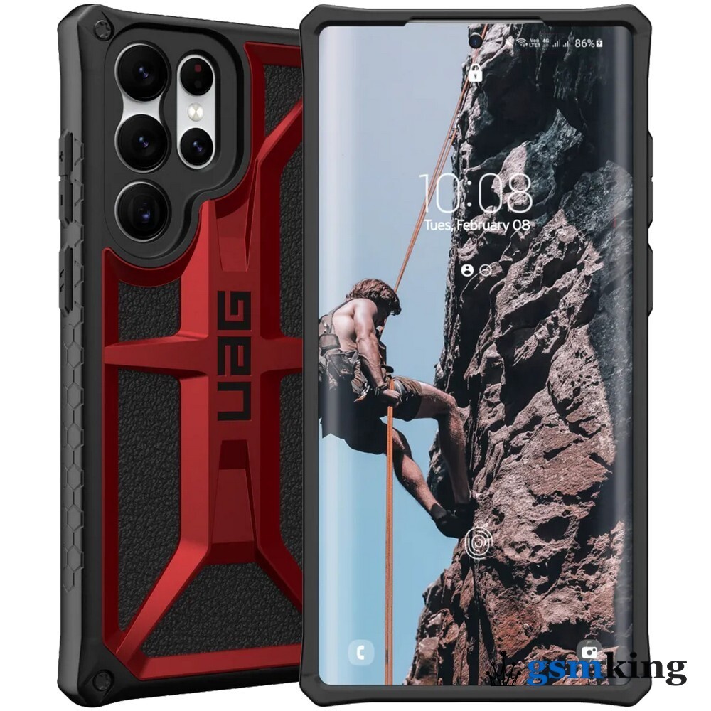 Чехол UAG Monarch Series Case for Samsung Galaxy S22 Ultra Crimson  (Малиновый)213431119494 - цена 0.0 ₽.