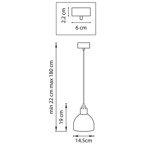 Подвесной светильник Loft Lightstar 765014