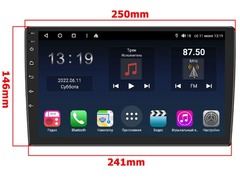 Магнитола для Mitsubishi Outlander 3 (2012-2019) Android 10 IPS DSP 4G модель RL-1006