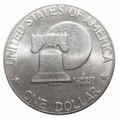 1 доллар 1976 год, США, Эйзенхауэр, Колокол Свободы XF