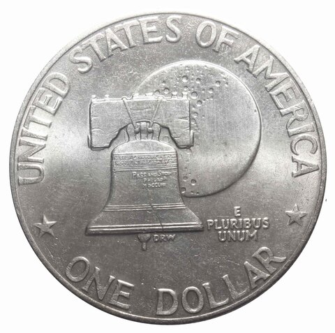 1 доллар 1976 год, США, Эйзенхауэр, Колокол Свободы XF