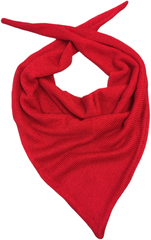 Красный шарф - косынка