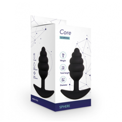 Анальная пробка Sphere, цвет черный (CORE) (L)