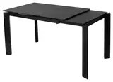 фото 10 Стол CORNER 120 MATT BLACK MARBLE SOLID CERAMIC / BLACK, DISAUR на profcook.ru