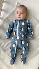 Слип на молнии (пингвины)