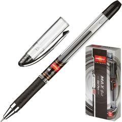 Ручка гелевая Unimax Max Gel черная (толщина линии 0.3 мм)