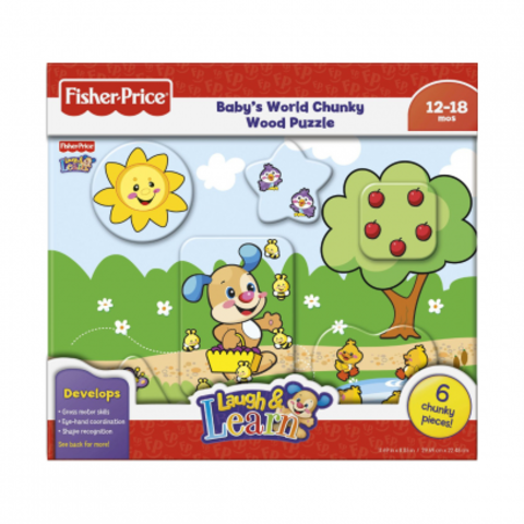 Fisher Price Пазл деревянный 