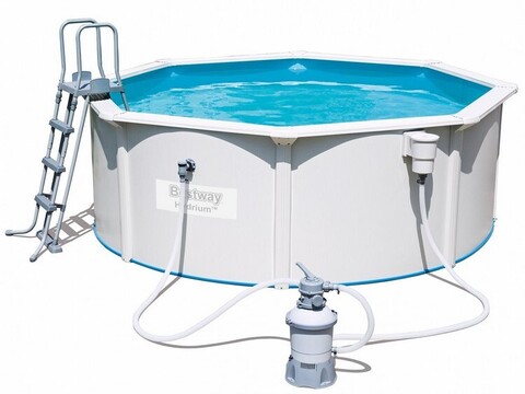 Бассейн Hydrium Pool Set 360х120см, 10990л, песоч. фил.-насос 3028л/ч (Bestway), 56574 BW