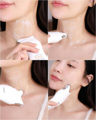 Пептидный лифтинг крем для шеи с массажером Dr.Pepti Peptide Volume Neck Cream, 120 ml