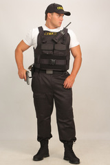 Бронежилет Комфорт 2-2 УНИ чехол Охранник, Бр2 класс защиты
