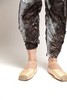 Warming sauna-pants, stained in print | mud