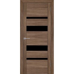 Купить Межкомнатная дверь экошпон Uberture 30013 серый велюр остеклённая