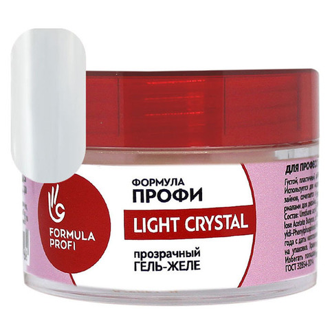 Формула Профи, Гель-желе прозрачный Light crystal 30 гр.
