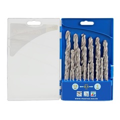 Набор сверл по металлу ПРАКТИКА 