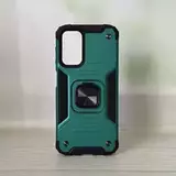 Противоударный чехол Strong Armour Case с кольцом для Samsung Galaxy A14 4G (Зеленый)