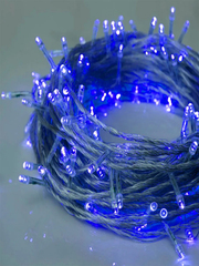 Светодиодная гирлянда Нить 100 LED, 7 м, цвет синий
